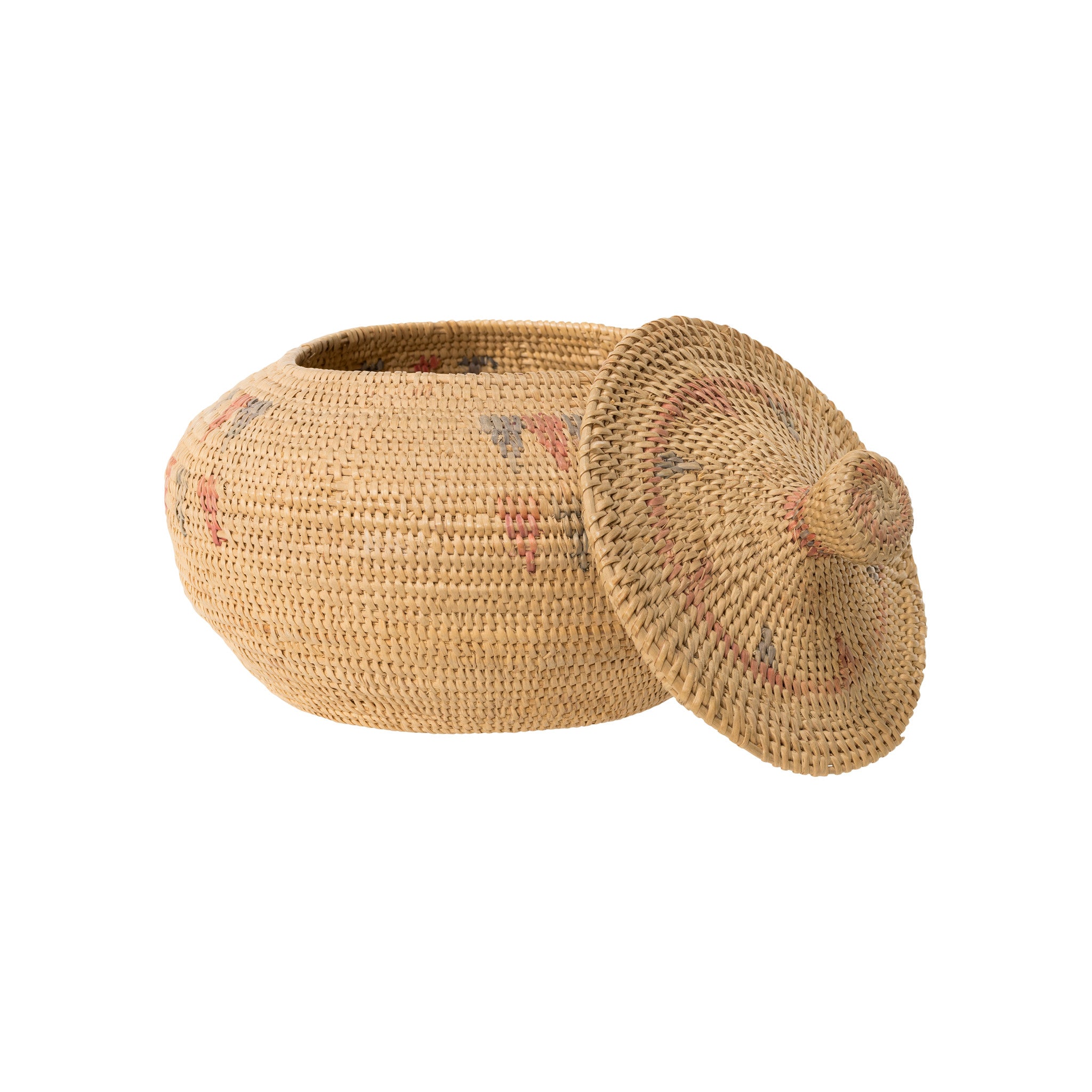 Shoshone/Bannock Lidded Basket