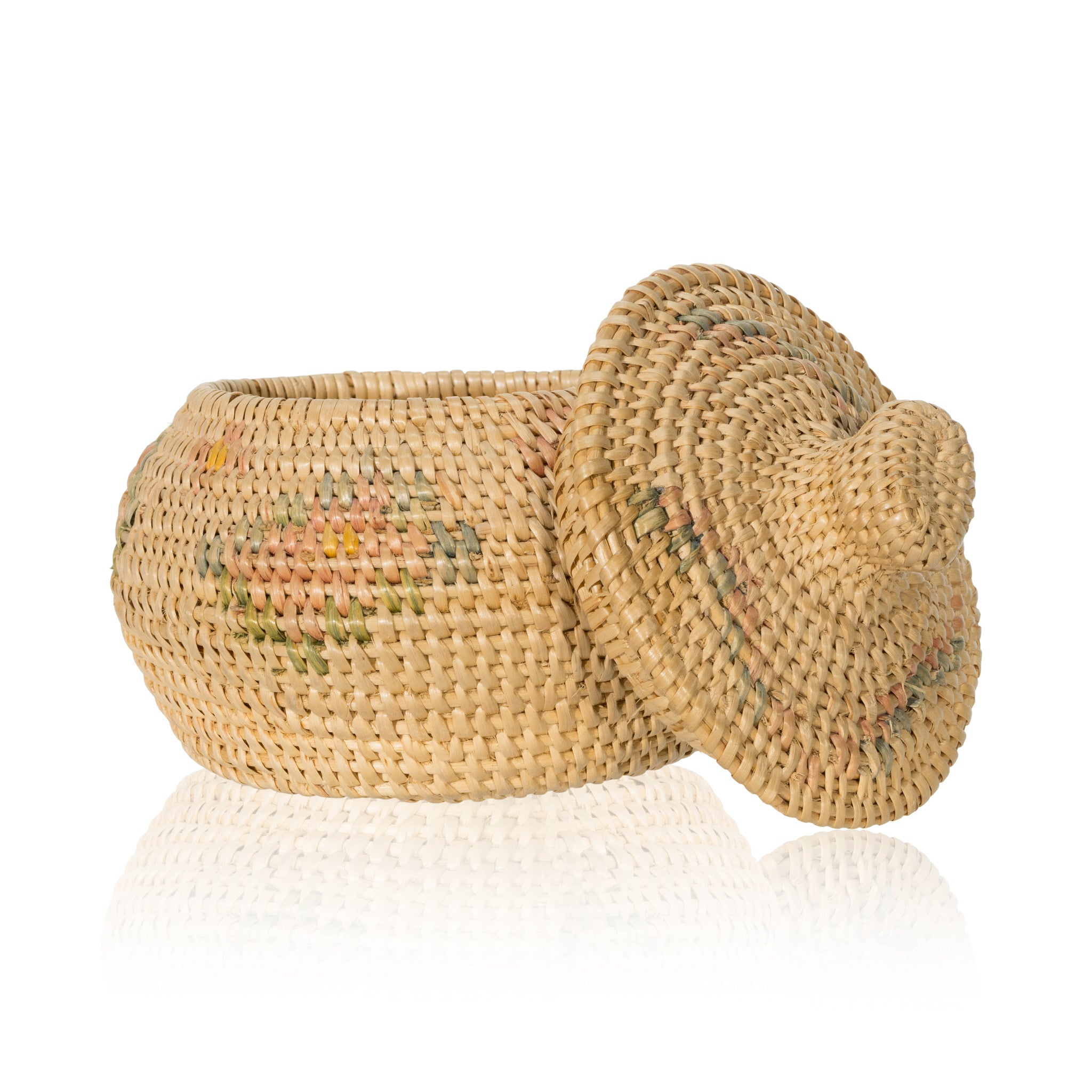 Shoshone/Bannock Lidded Basket