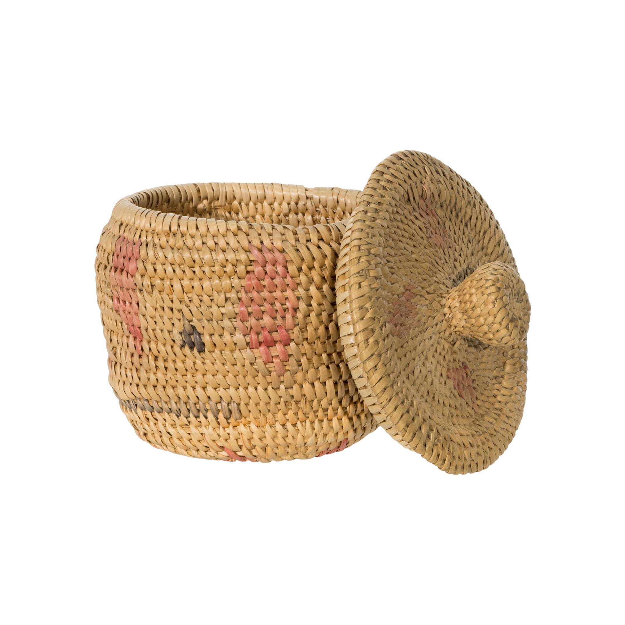 Shoshone/Bannock Lidded Basket