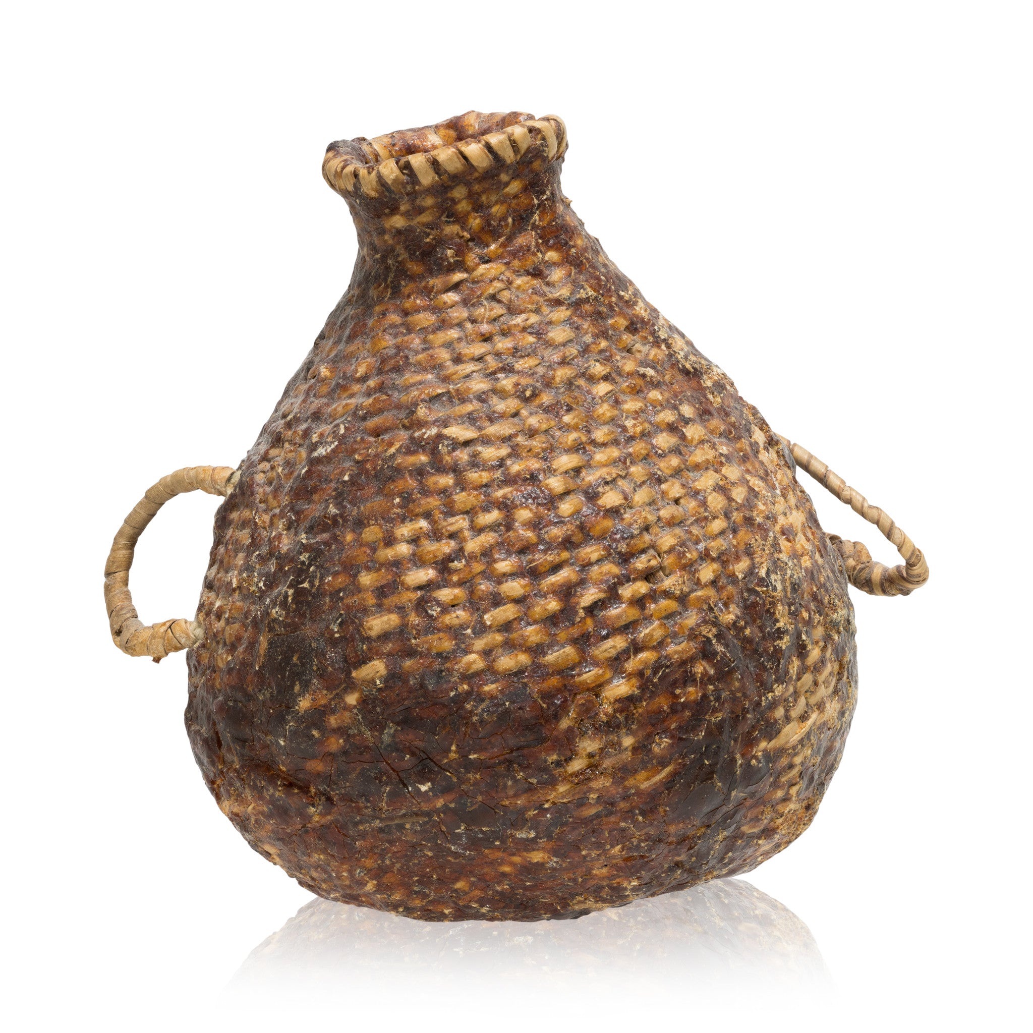 Ute Water Jar, Native, Basketry, Vertical