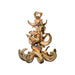 Big Horn Ram Carved Chandelier, Furnishings, Lighting, Ceiling Light