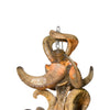 Big Horn Ram Carved Chandelier
