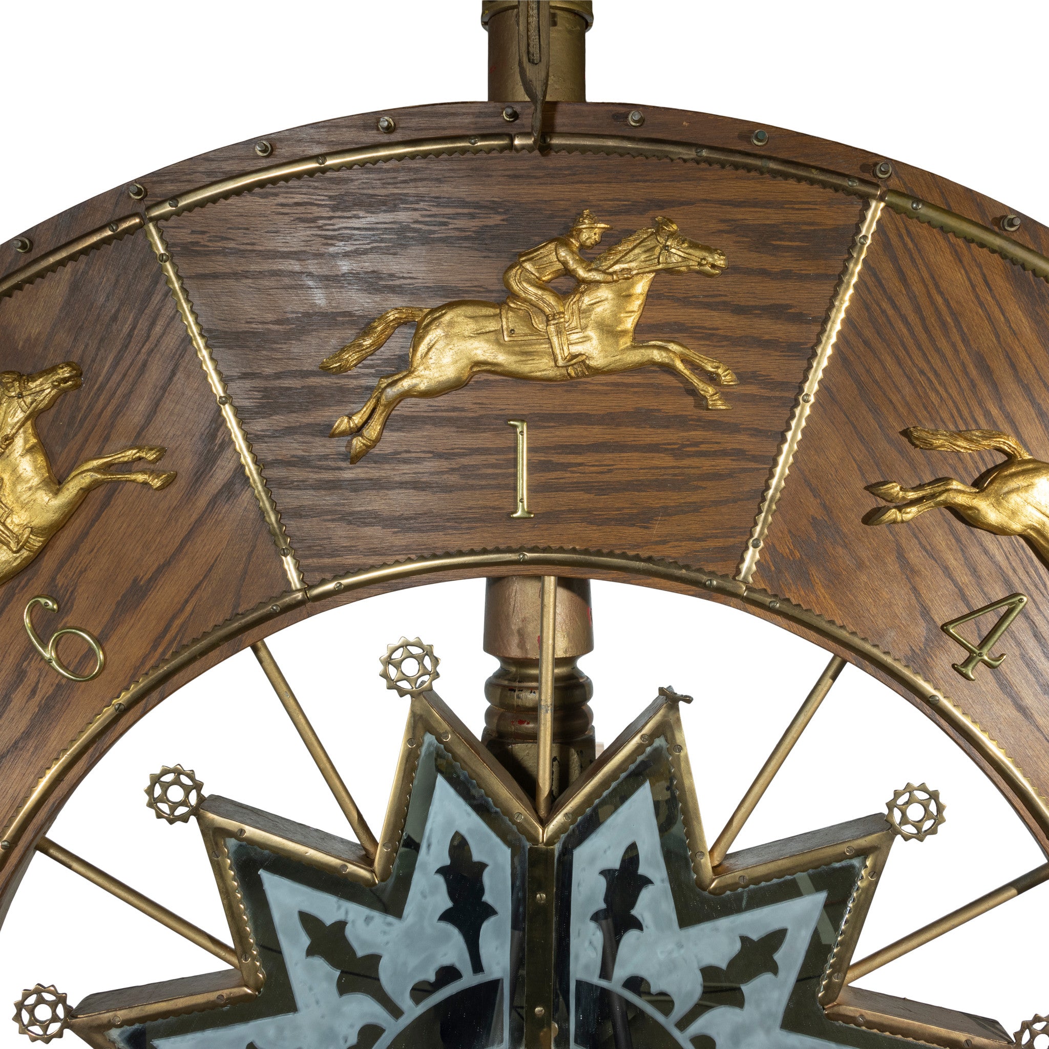 Vintage Horse Race Gambling Wheel
