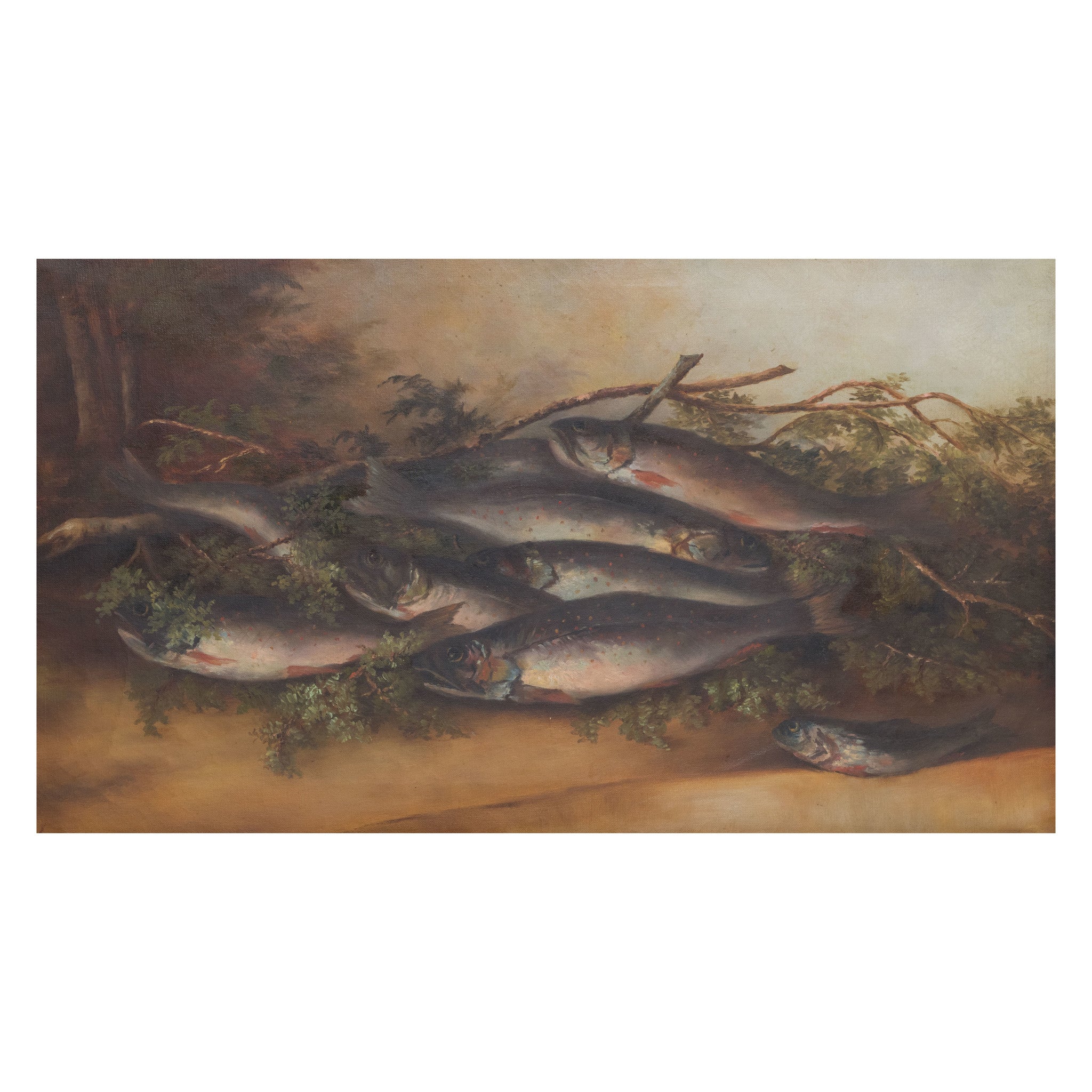 Adirondack Trout Painting