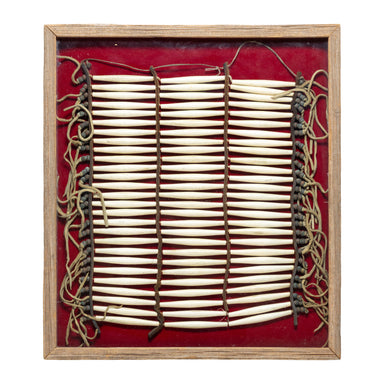 Northern Plains Bone Tube Breastplate, Native, Garment, Breastplate