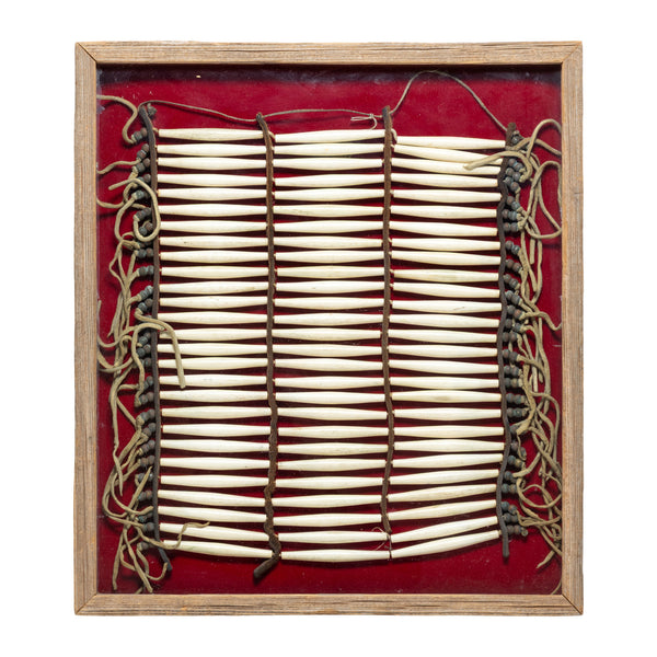 Northern Plains Bone Tube Breastplate, Native, Garment, Breastplate