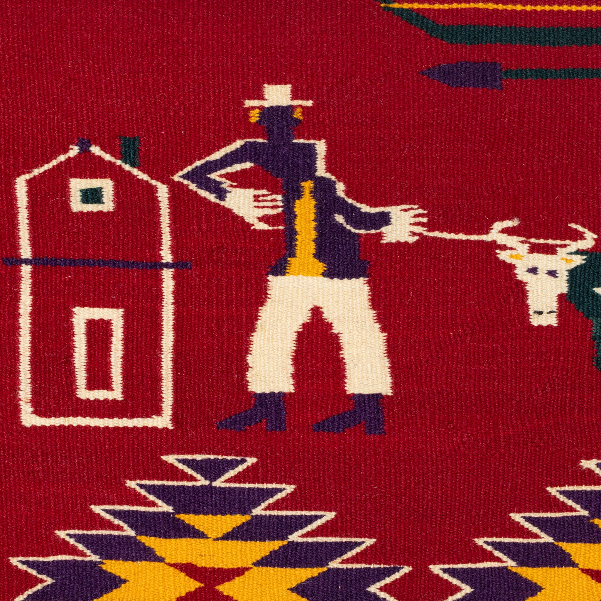 Navajo Germantown Steer Pictorial