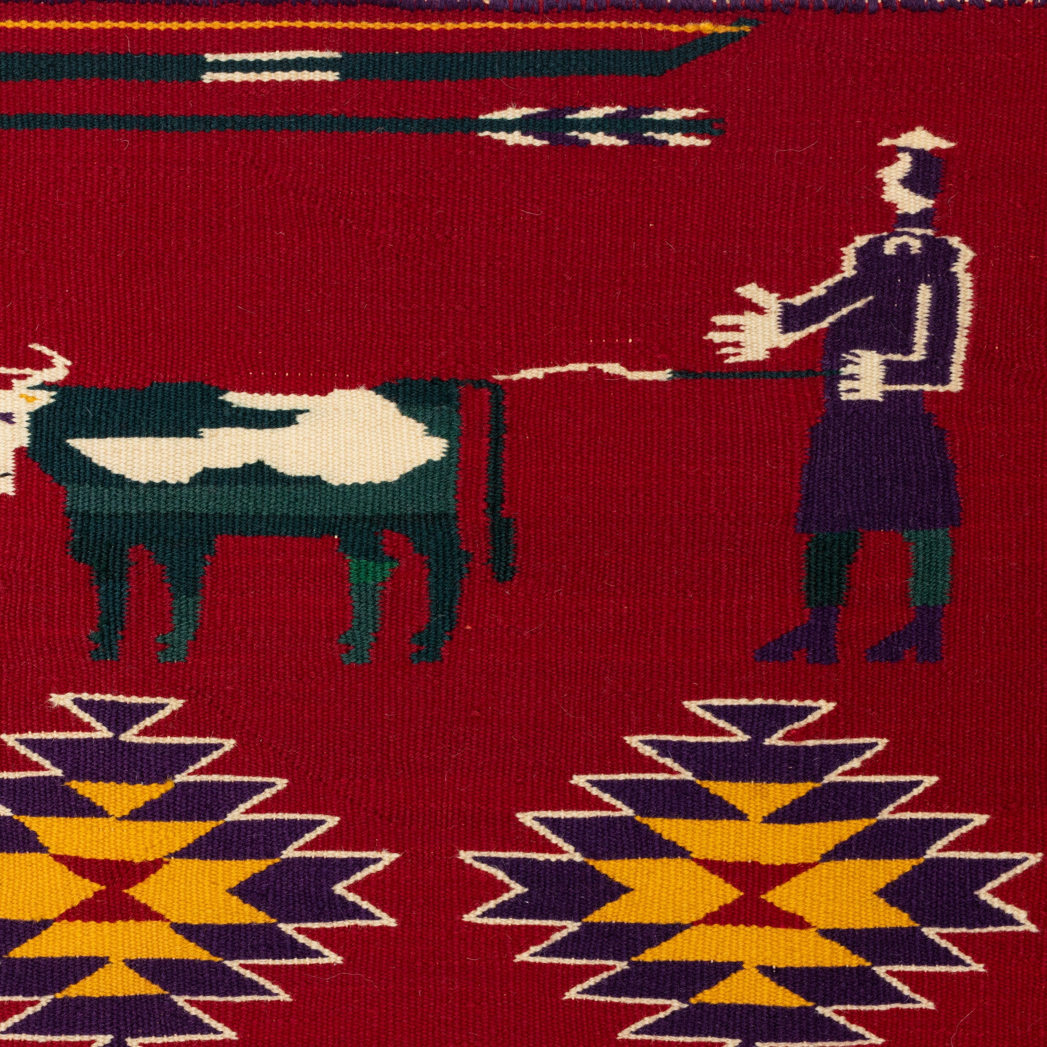 Navajo Germantown Steer Pictorial