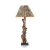 Burl Table Lamp, Furnishings, Lighting, Table Lamp