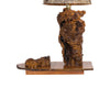 Rustic Burl Table Lamp