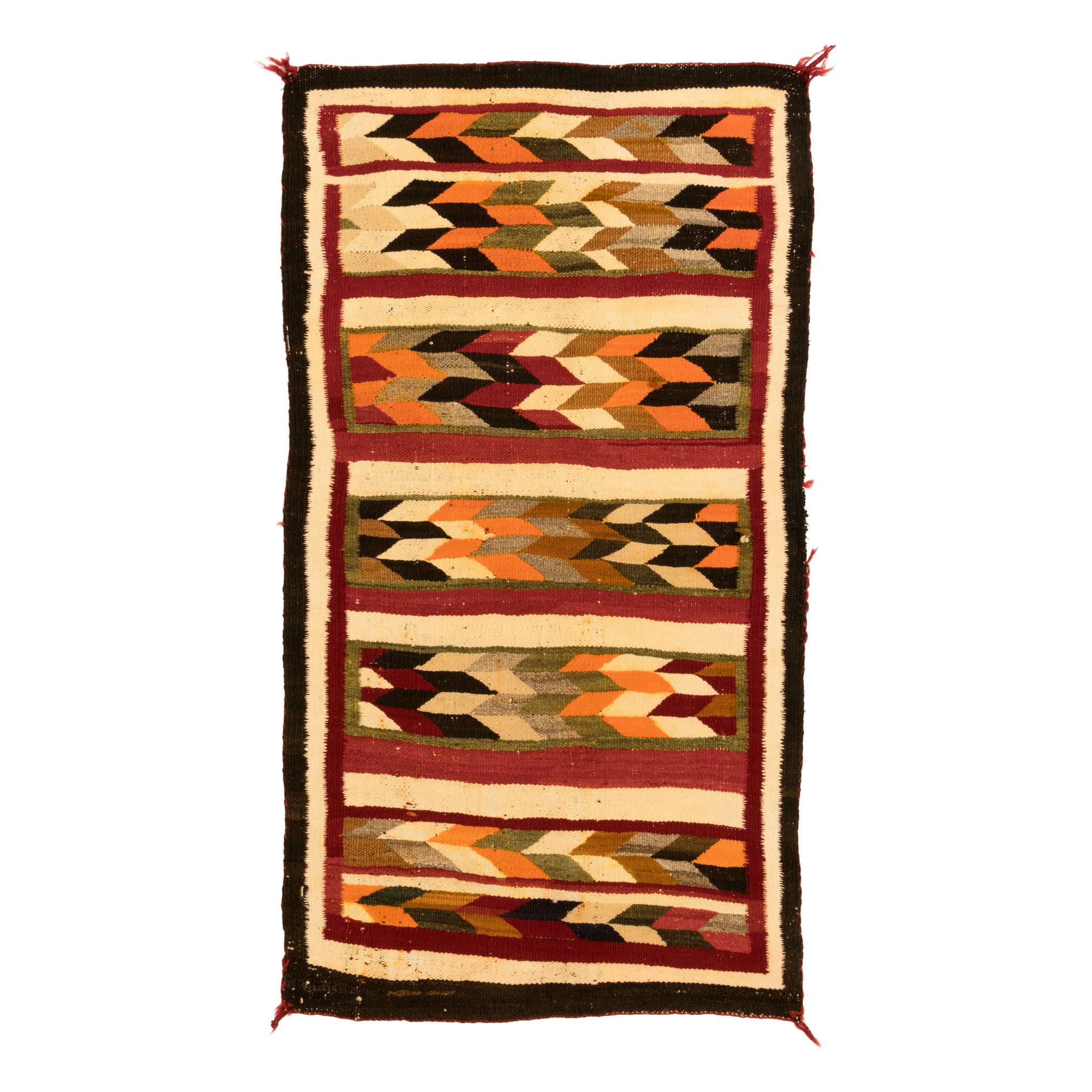 Navajo Double Saddle, Native, Weaving, Double Saddle Blanket