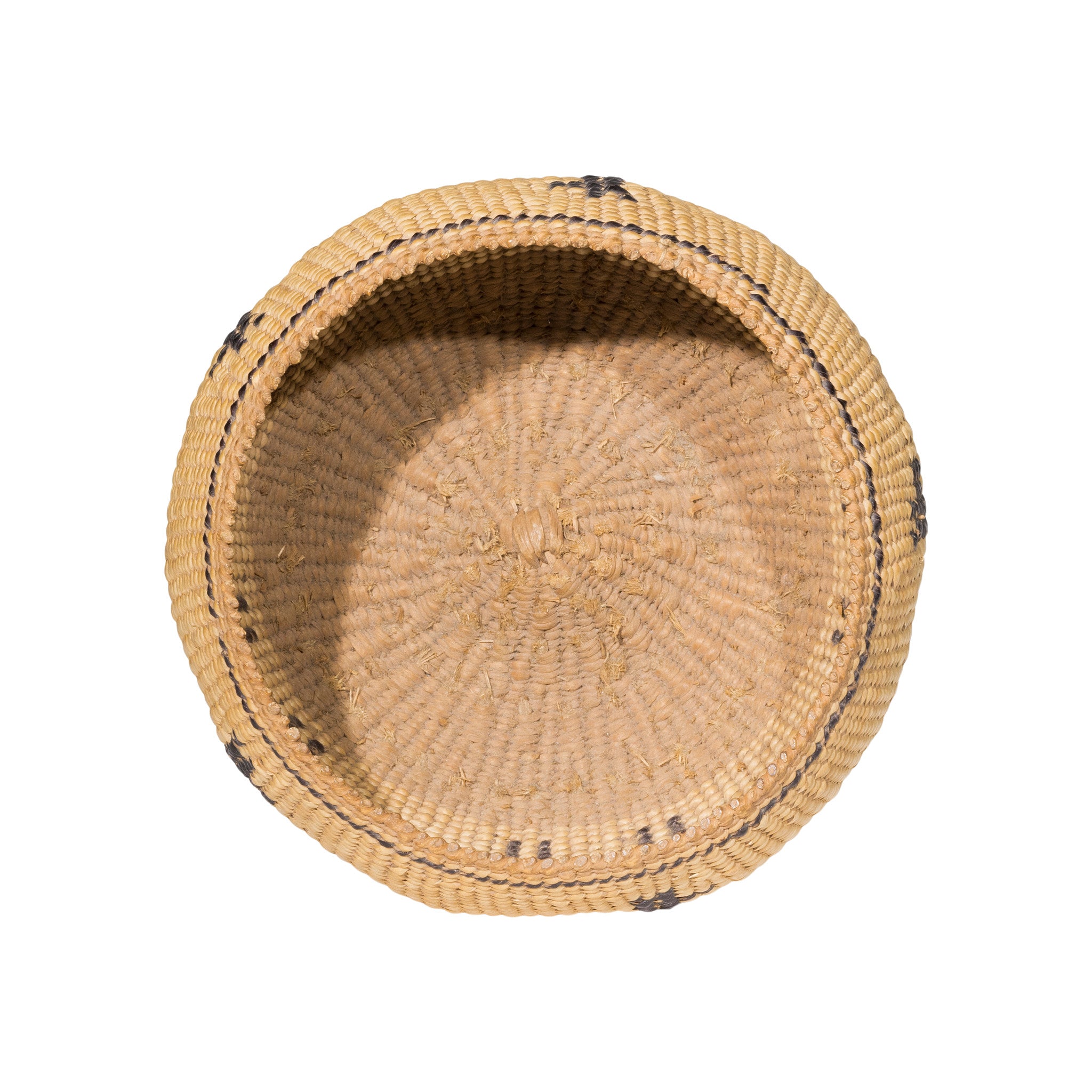Hupa Pictorial Basketry Bowl