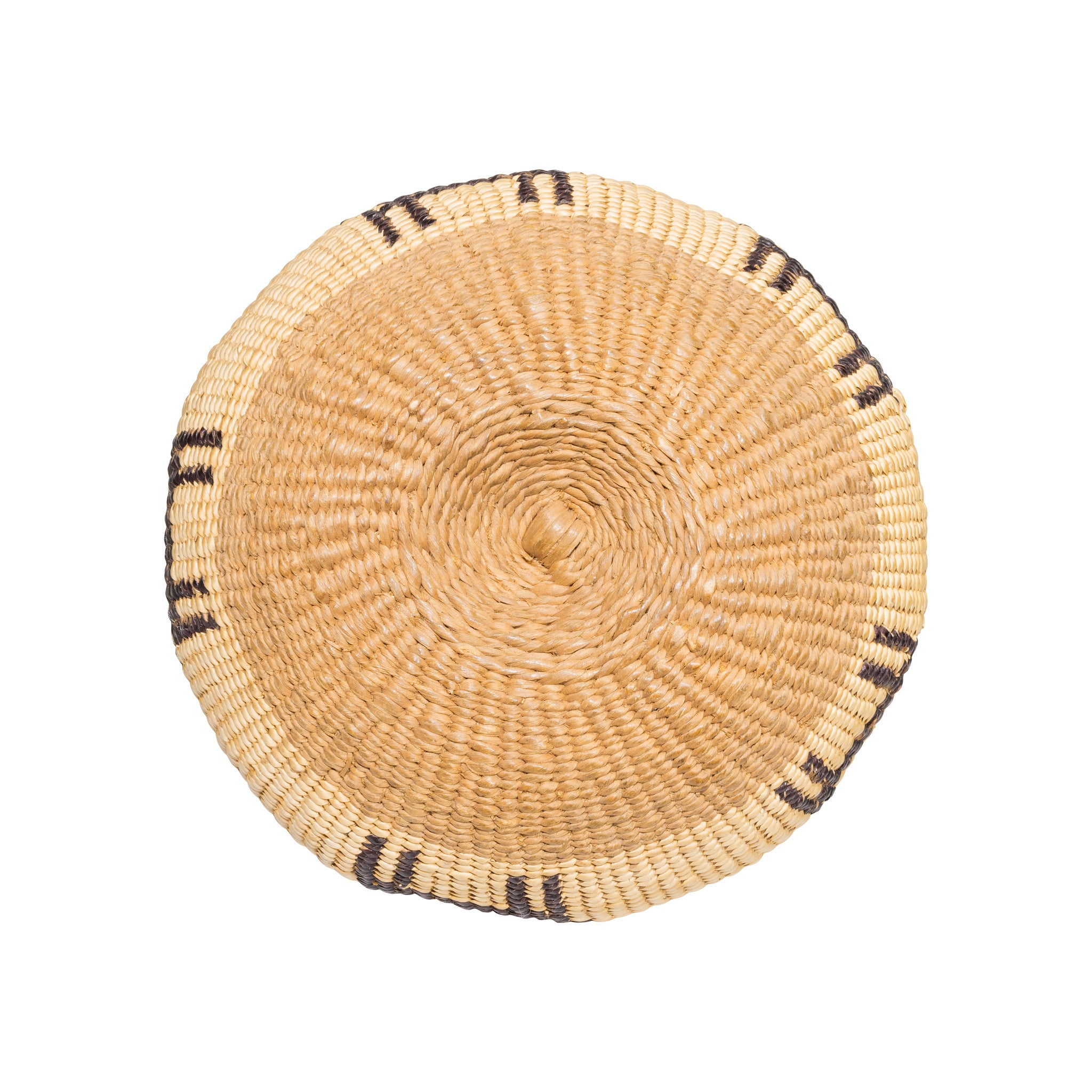Hupa Pictorial Basketry Bowl