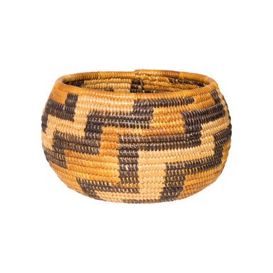 Diegueno Mission Basketry Bowl, Native, Basketry, Vertical