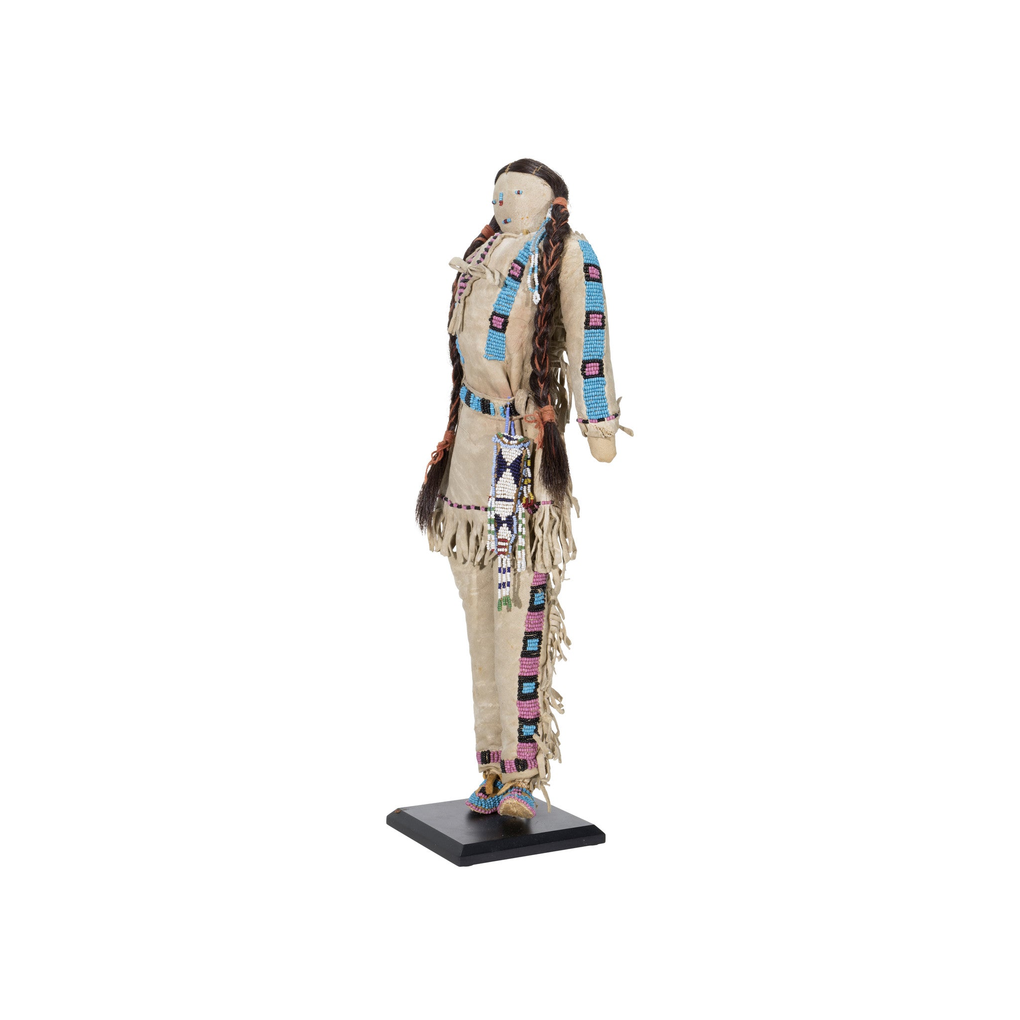 Dakota Sioux Beaded Hide Male Doll