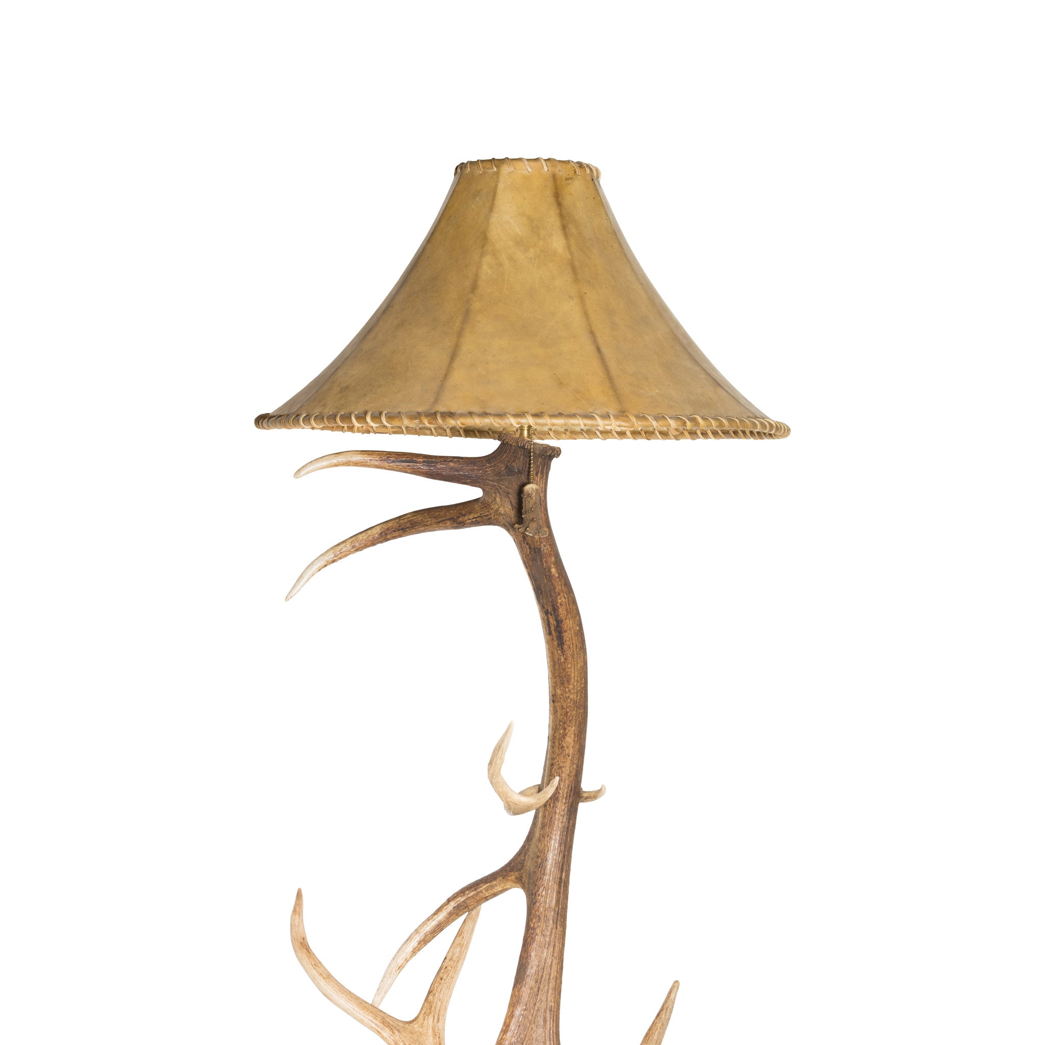 Elk Antler Floor Lamp/Gun Rack