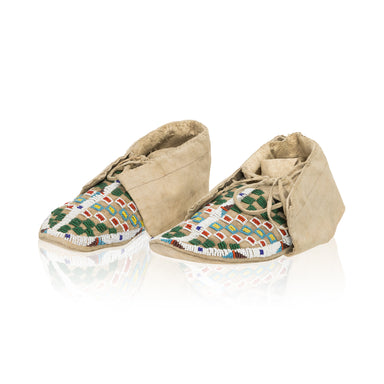 Sioux Moccasins, Native, Garment, Moccasins