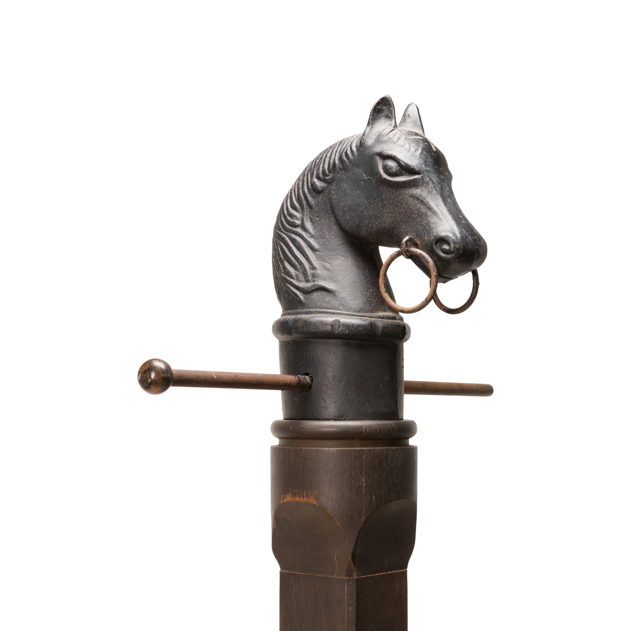 Cast Iron Horse Head Hitching Post Finial