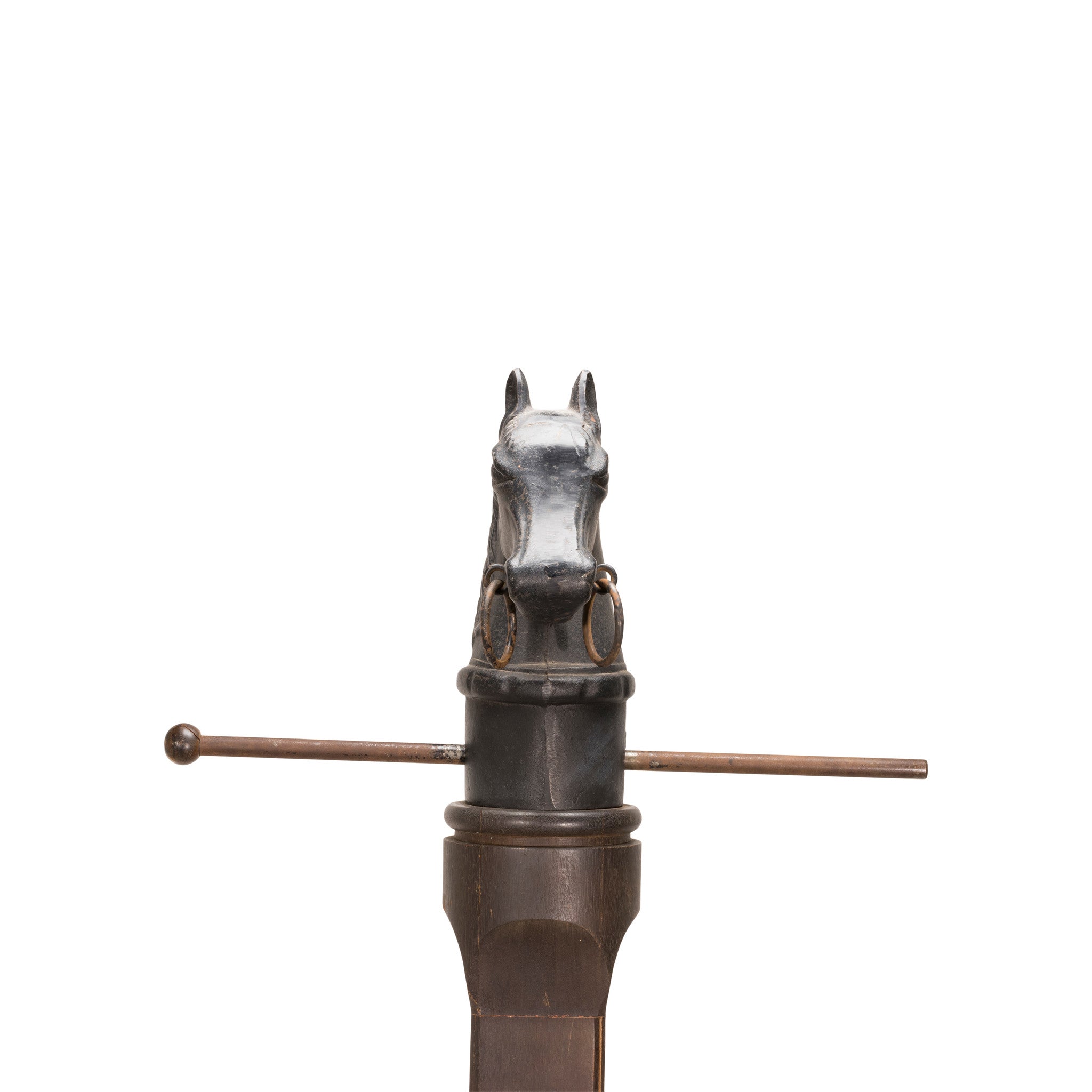 Cast Iron Horse Head Hitching Post Finial