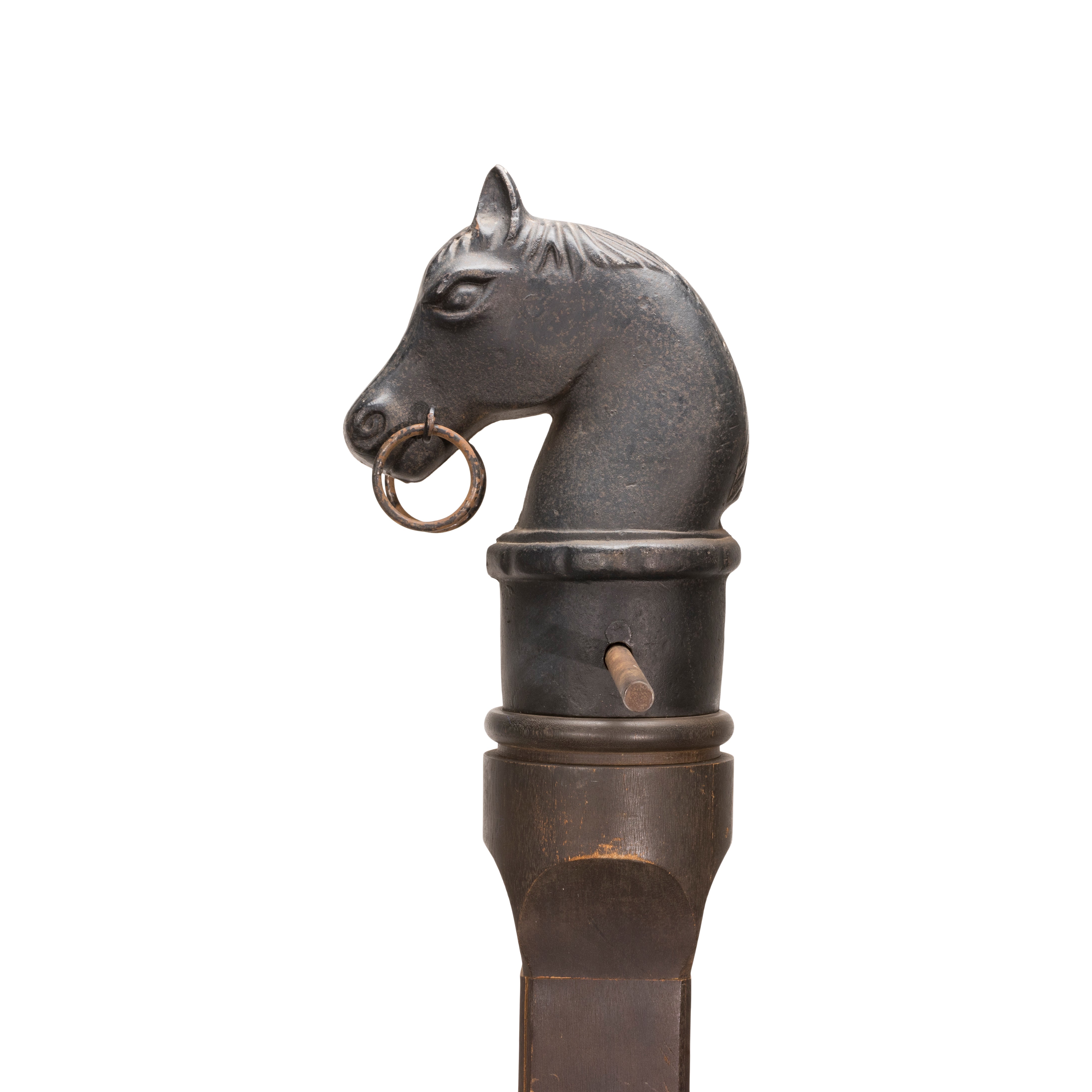 Cast Iron Horse Head Hitching Post Finial