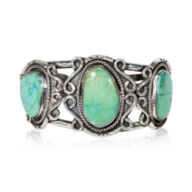 Morenci Turquoise Bracelet, Jewelry, Bracelet, Native