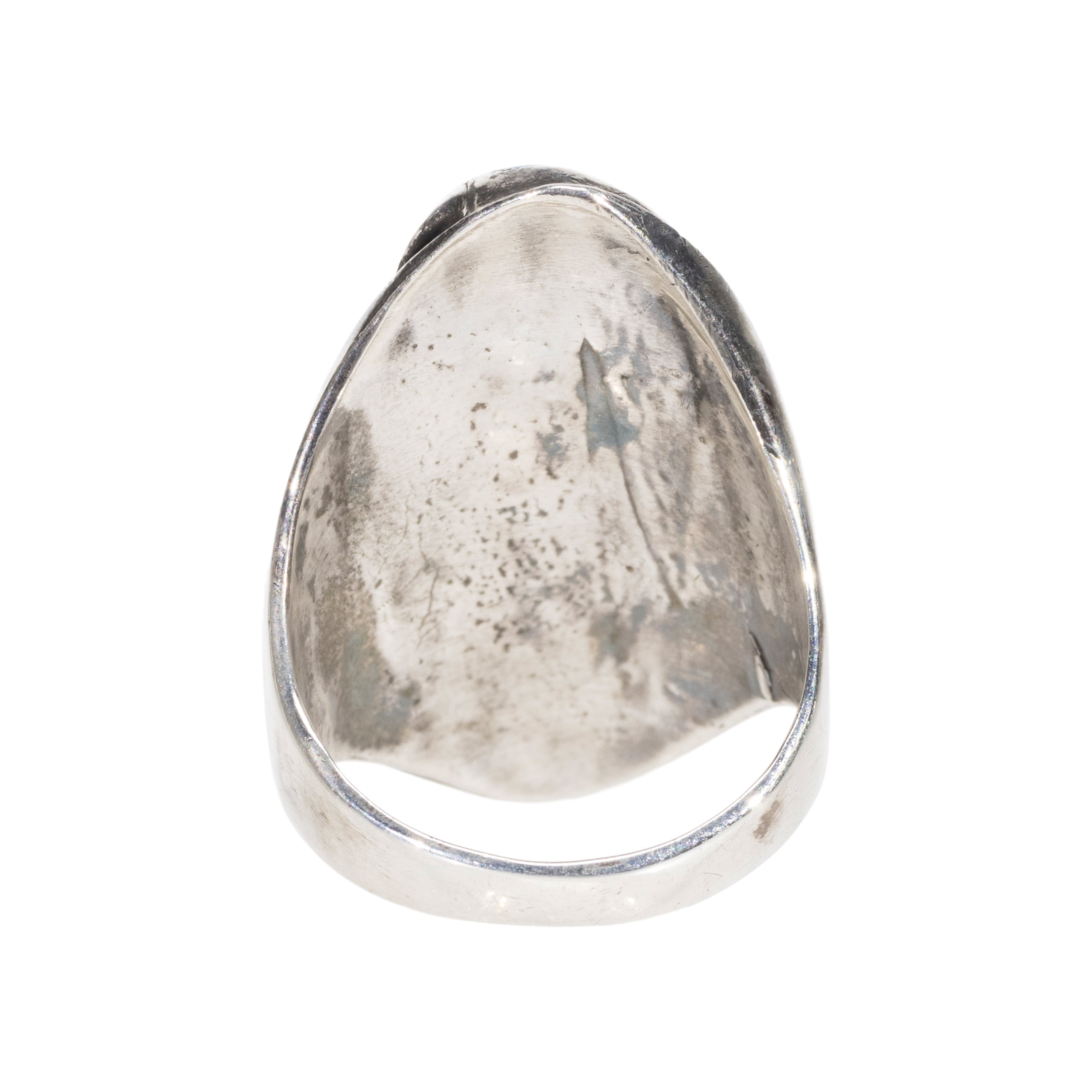 Turquoise and Coral Ring