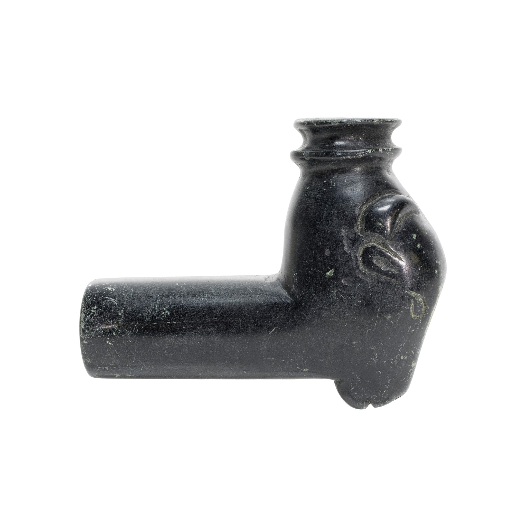 Steatite Effigy Pipe Bowl