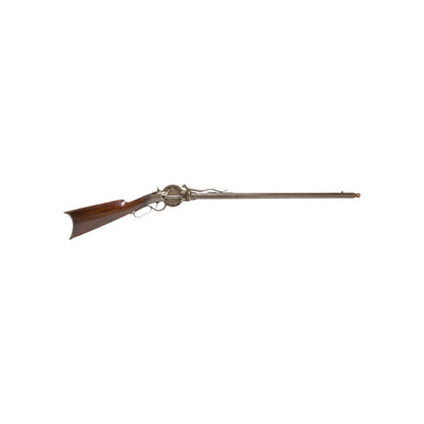 P.W. Porter Second Model Percussion Turret Rifle, Firearms, Rifle, Lever Action
