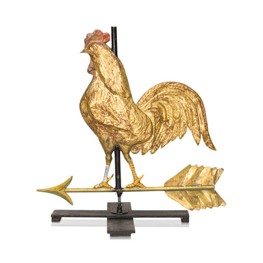 Copper Rooster Weather Vane, Furnishings, Decor, Weather Vane