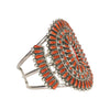 Zuni Petit Point Coral Bracelet