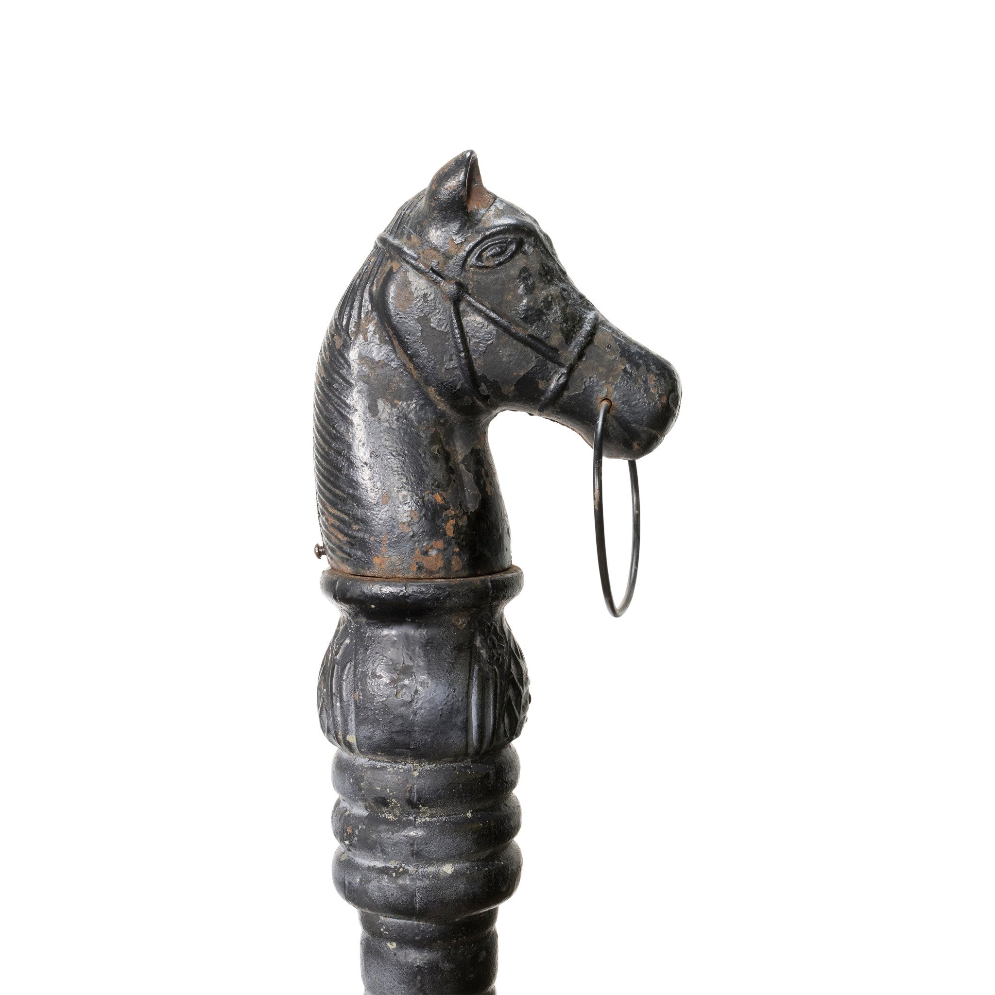 Cast Iron Horse Head Hitching Post