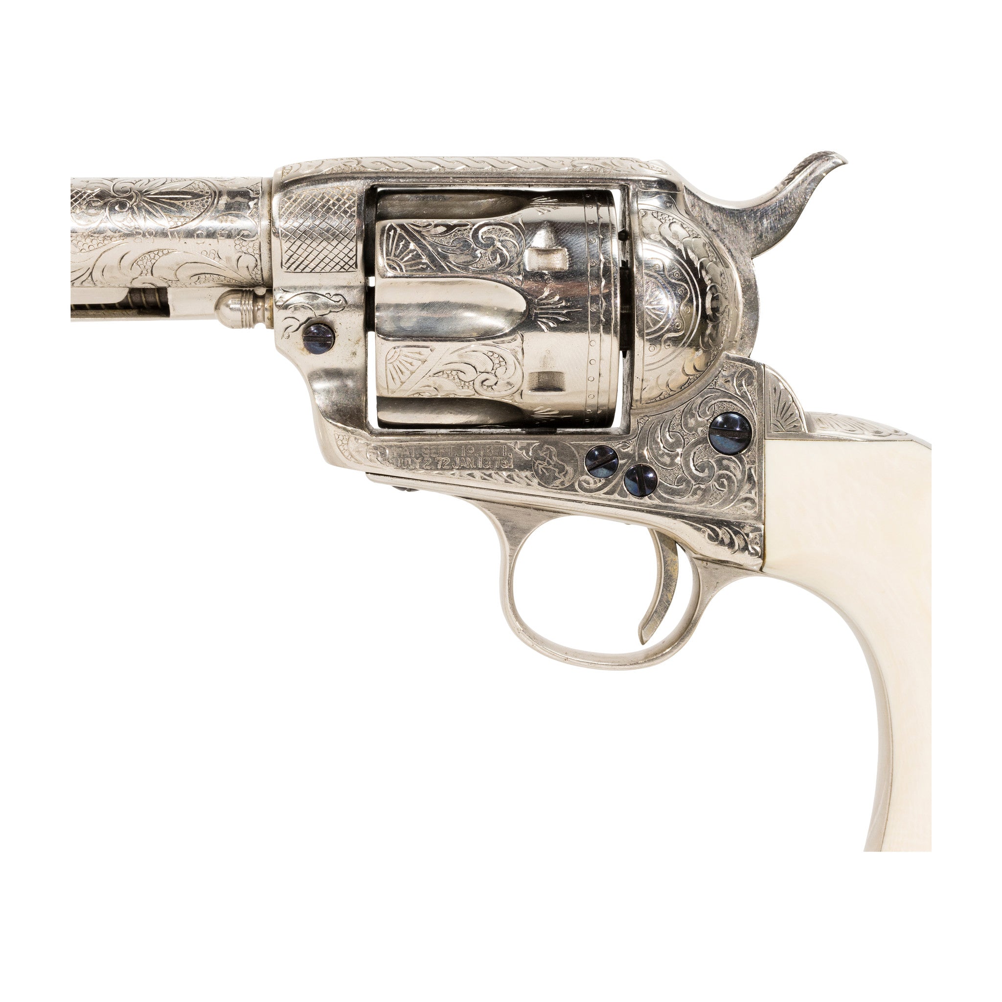 Colt Single Action Army Revolver Engraved by D.W. Harris