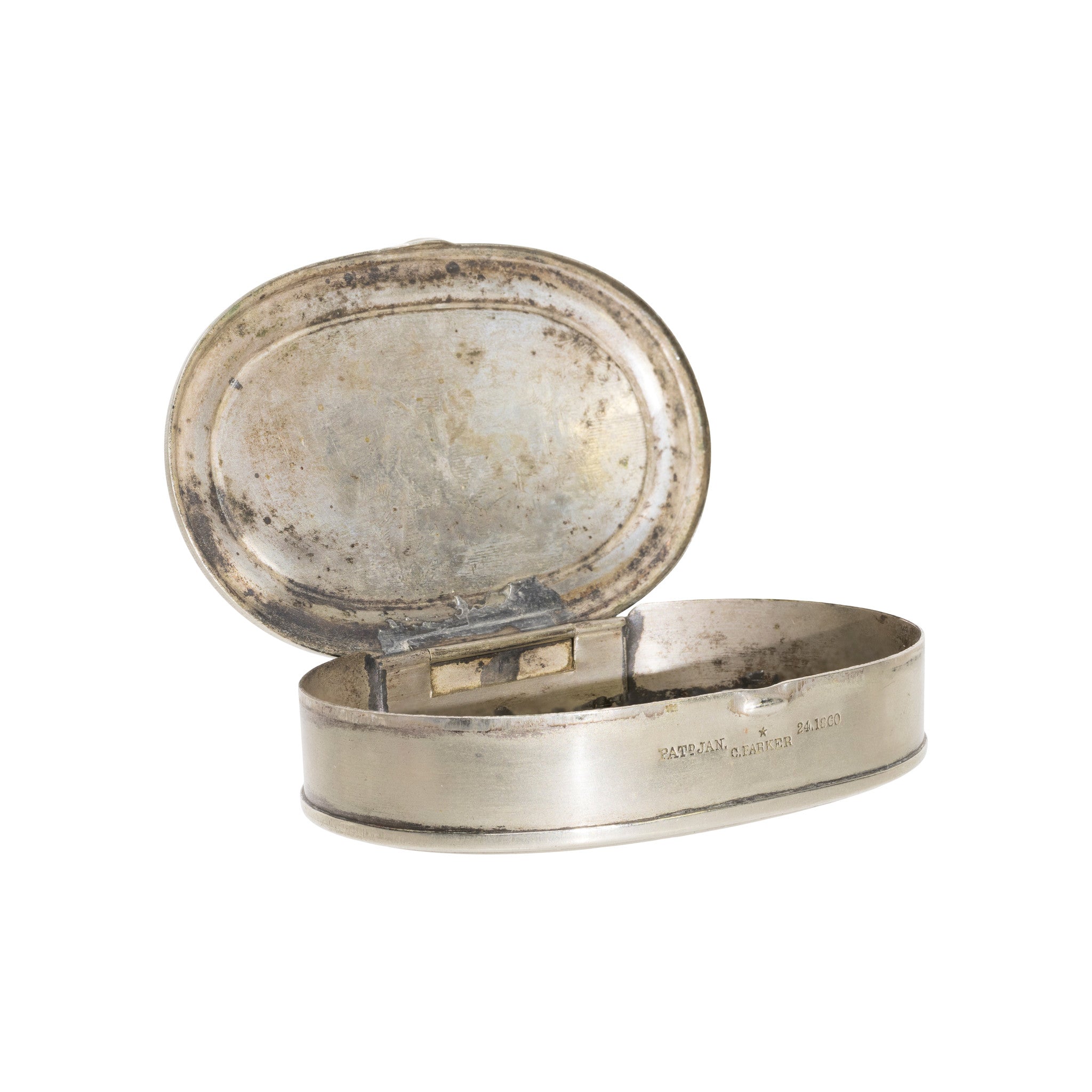 American German Silver Snuff Box