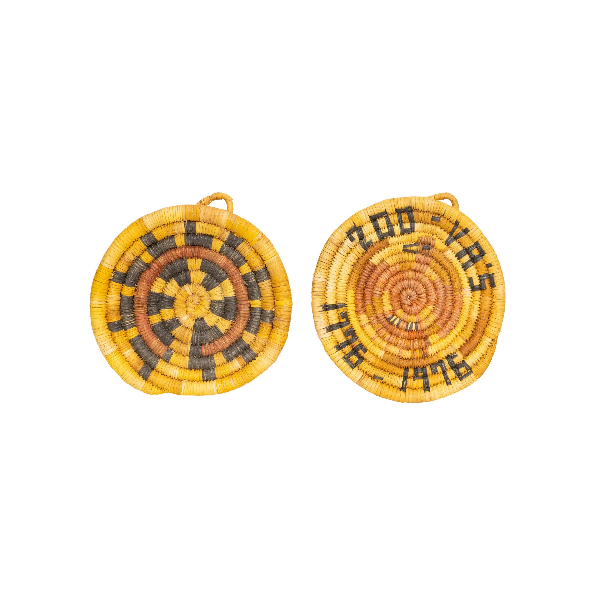 Collection of Hopi Basketry Plates
