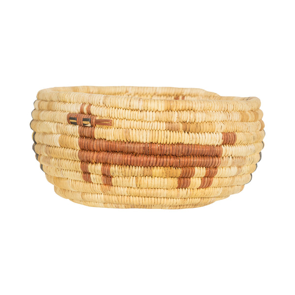 Hopi Pictorial Basketry Bowl, Native, Basketry, Vertical