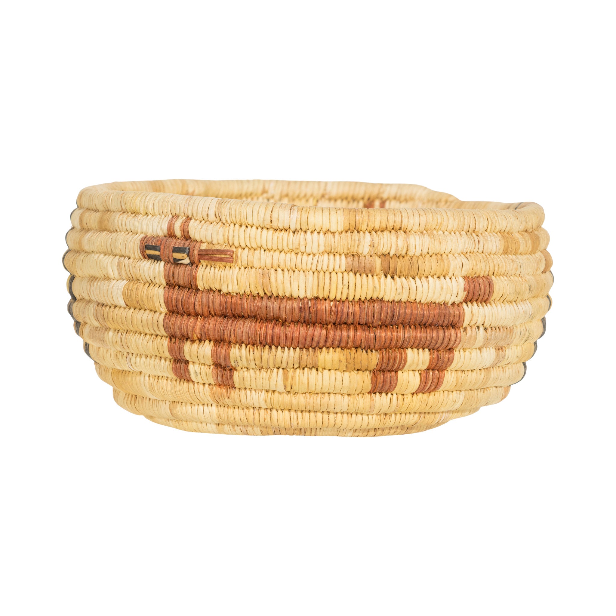 Hopi Pictorial Basketry Bowl, Native, Basketry, Vertical