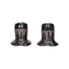 Santa Clara Candlesticks, Native, Pottery, Historic