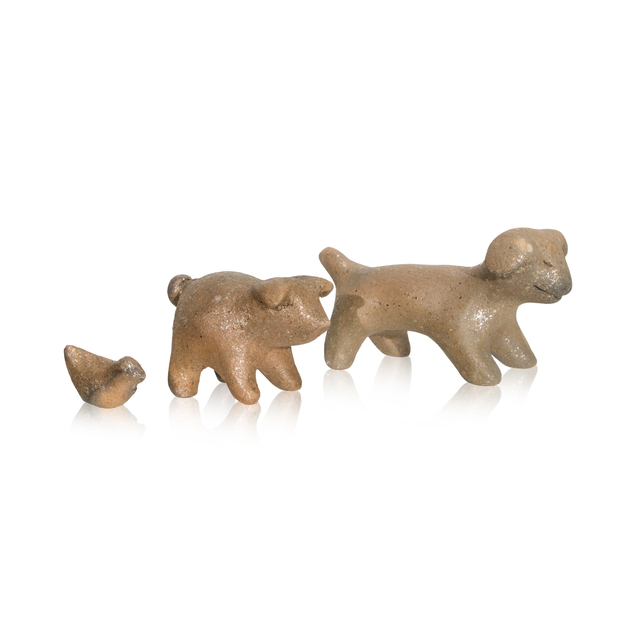 Tesuque Figurines, Native, Pottery, Historic