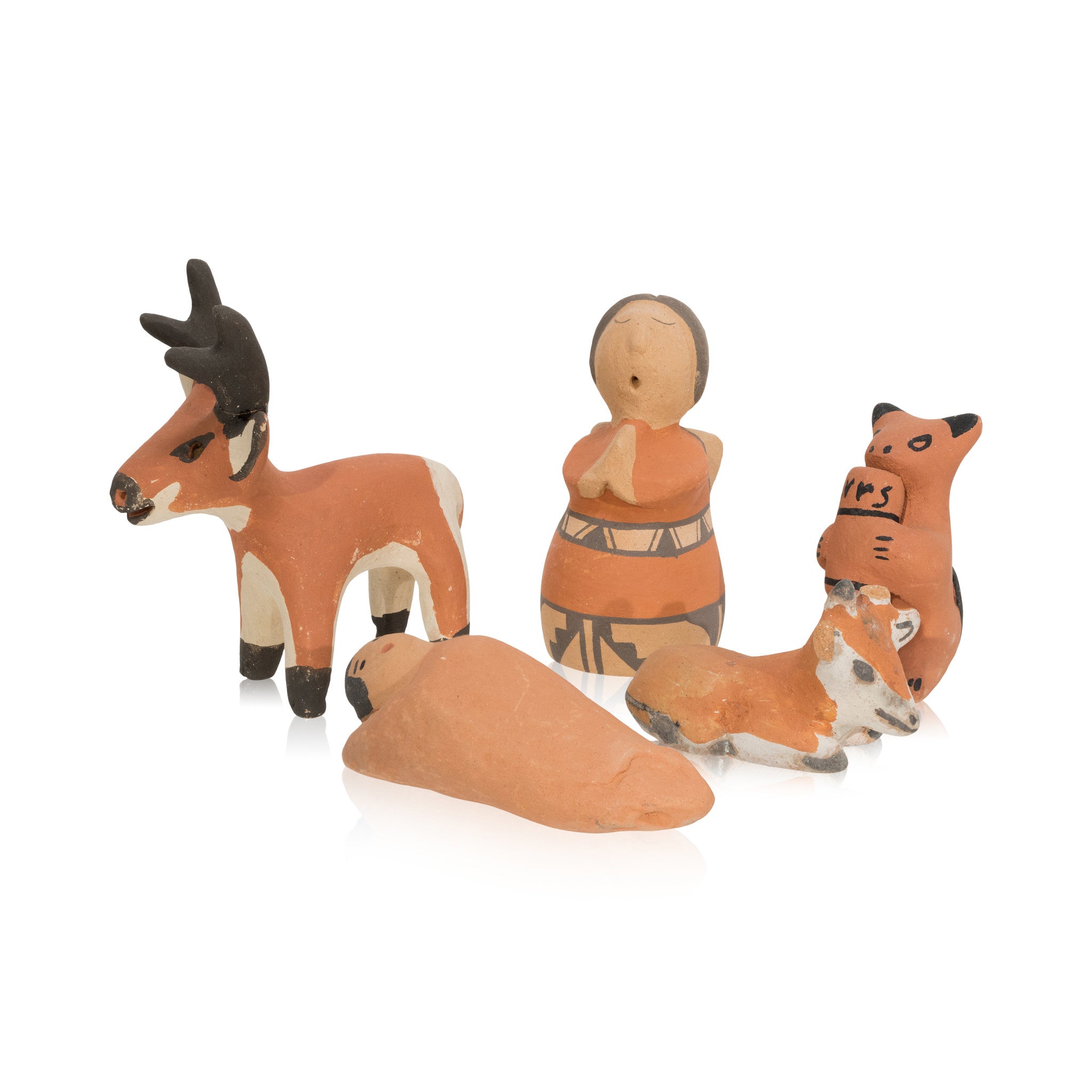 Jemez Pottery Miniatures, Native, Pottery, Historic