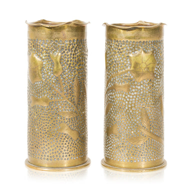 Trench Art Vases, Furnishings, Decor, Trench Art