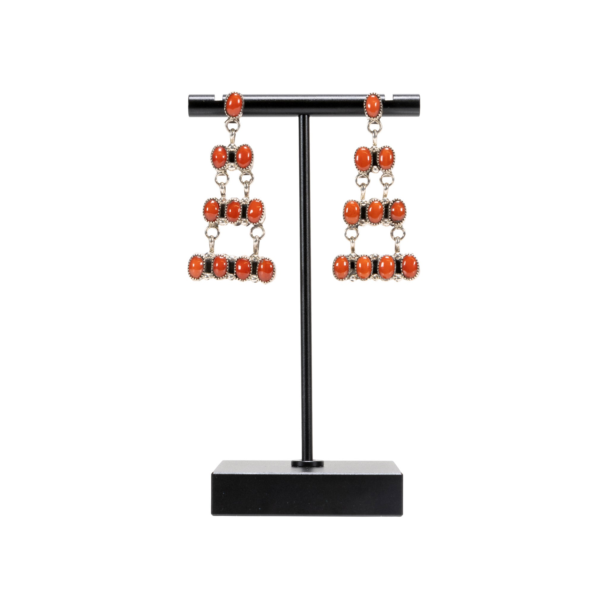Coral Chandelier Earrings