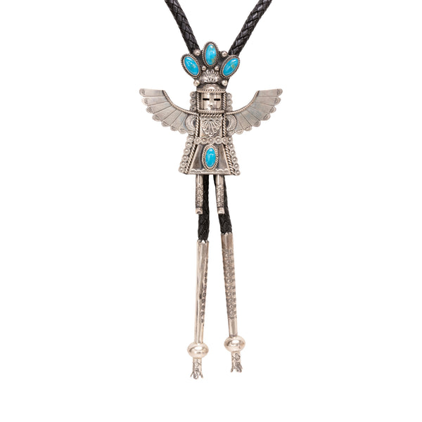 Navajo Kachina Bolo, Jewelry, Bolo Necktie, Native