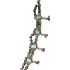 Navajo Turquoise Squash Blossom