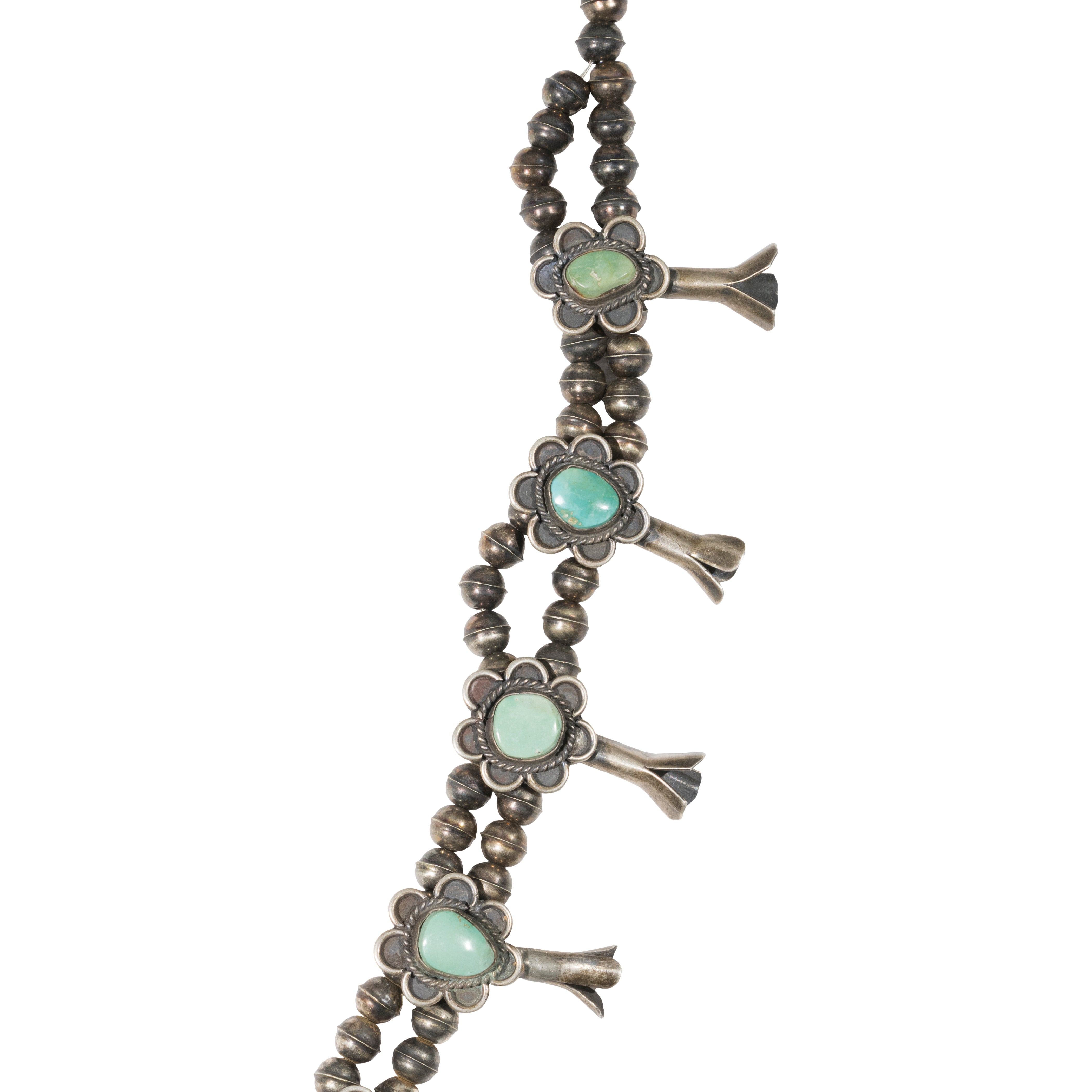 Navajo Turquoise Squash Blossom