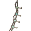 Navajo Turquoise Squash Blossom