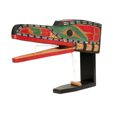 Kwakwaka'Wakw Raven Mask by Jimmy Joseph, Native, Carving, Mask
