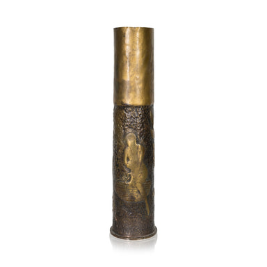 Monumental Trench Art Vase, Furnishings, Decor, Trench Art