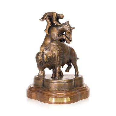 Triumph Over Adversary by Jim Carkhuff, Fine Art, Bronze, Limited