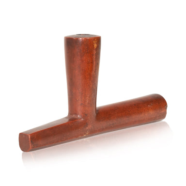 Sioux Catlinite T Pipe, Native, Pipe, Catlinite