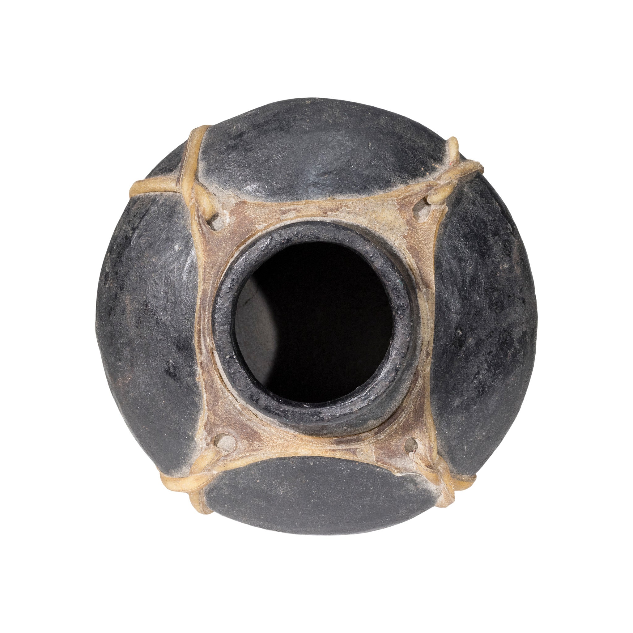 Tarahumara Black Ware Pottery Jar